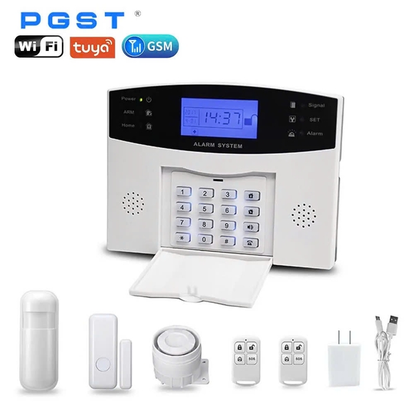 BÁO TRỘM QUA SIM GR-AL02N-8200 WIFI+APP (8 vùng có dây + 200 vùng không dây)