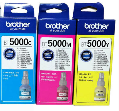 Mực In Brother BT5000 MÀU ĐEN,ĐỎ,VÀNG,XANH (T800/T700/T300) CHÍNH HÃNG