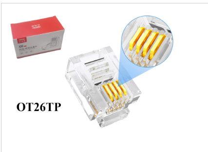 ĐẦU ĐIỆN THOẠI RJ11 4 LINE UNITEK