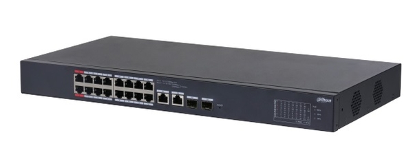 SWITCH POE DAHUA DH-CSS4218-16ET-135 16 PORT (2 UPLINK+2SFP 1GB) VAT