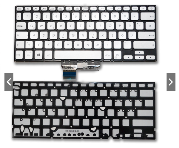 BÀN PHÍM LAPTOP ASUS S430 BẠC