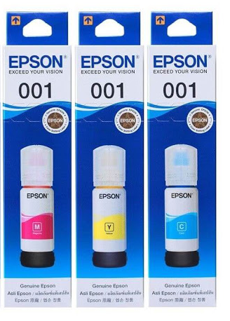 Mực nạp Epson T001 ĐỎ,XANH,VÀNG Chính Hãng