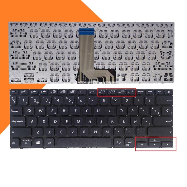 Bàn phím LAPTOP ASUS A412,X412,X412F,X412FA,X412U (Màu Đen)
