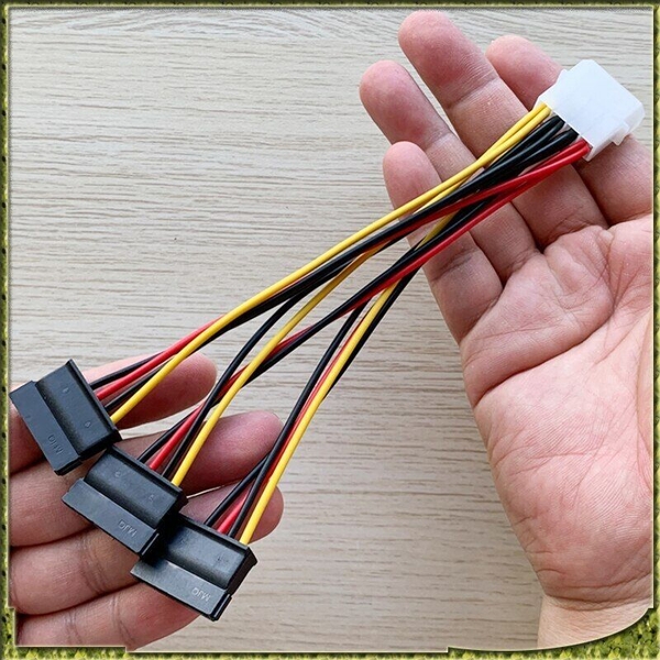 Cáp Nguồn ATA  sang 3 đầu Sata