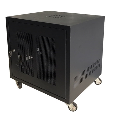 TỦ RACK 10U-D600 (H520*W550*D600) BÁNH XE