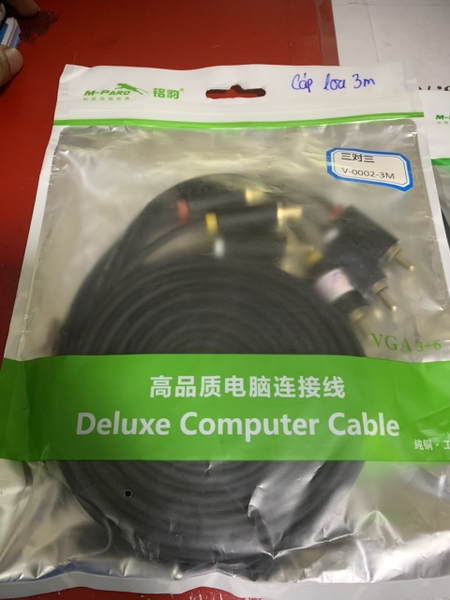 CÁP LOA 3 ĐẦU BÔNG SEN 3MET MPARD (DÂY AV)