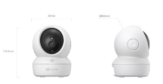 CAMERA EZVIZ H6C PRO 2K 3.0MP (CÓ MÀU BAN ĐÊM) VAT