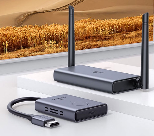 BỘ TRUYỀN TÍN HIỆU HDMI KHÔNG DÂY+VGA UGREEN 50633A 50M VAT
