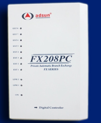 TỔNG ĐÀI ADSUN FX208PC (2 TRUNG KẾ 8 MÁY NHÁNH) VAT