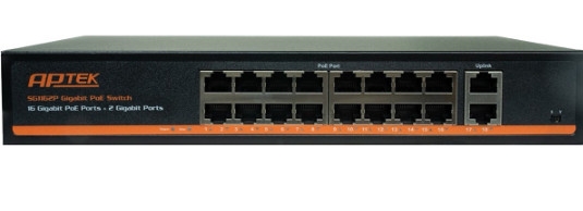 SWITCH POE APTEK 16 Port SG1162P 1GB (16PORT 1Gb) VAT