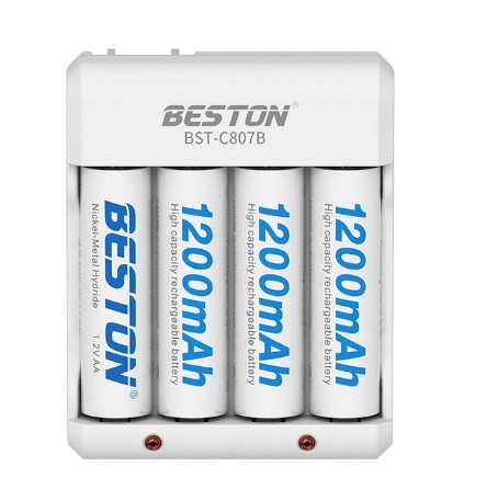 SẠC THƯỜNG BESTON 4 PIN AA/AAA C807B