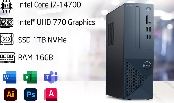 DELL Inspiron 3030S  i7-14700/16GDR5/1TBSSD/ WiFi 6,Bluetooth/ Win11Home VAT
