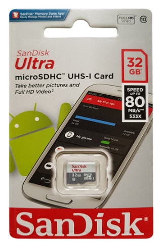 Thẻ Nhớ SANDISK 32GB Ultra Class 10 VAT