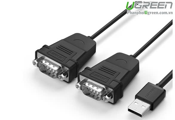Cáp USB ra Com 9 x2 (db9) RS232 Ugreen 30769 VAT