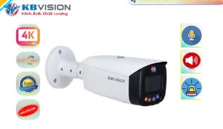 Camera KBVision KX-AF2013N3-V-A-VN 2.0MP THÂN Full màu (POE,LED50M,Micro) VAT