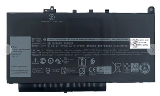 Pin Laptop Dell E7470 7CJRC 42Wh ZIN