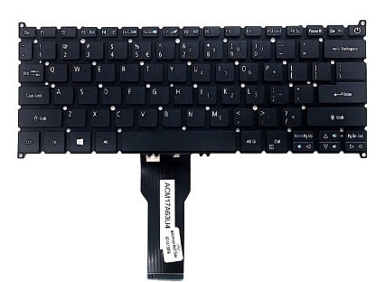 Bàn phím LAPTOP ACER Swift 1 SF114-31,SF114-32 ZIN BẠC LED (Có nút nguồn)