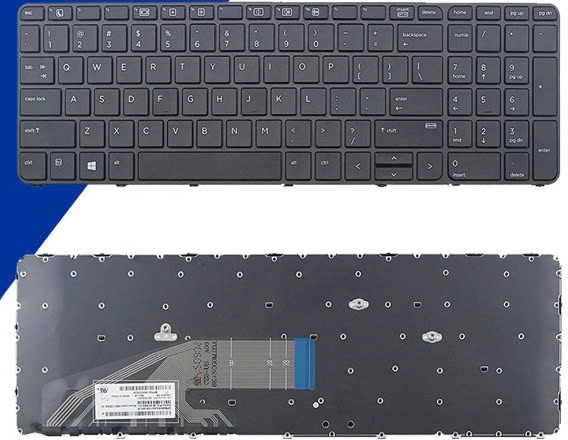 Bàn phím LAPTOP HP ProBook 450G3,455G3,470G3,450G4,650G2 ZIN (Có Khung)