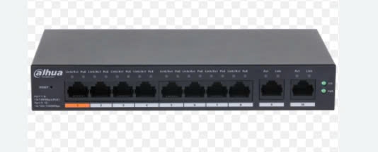 SWITCH POE DAHUA DH-CS4010-8ET2GT-60 8PORT (2 UPLINK 1G,CLOUD) VAT