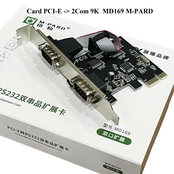 CARD PCI 1X RA COM 9 MPARD MD169 VAT