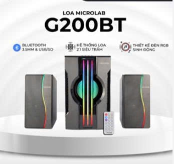 Loa Microlab G200BT 2.1 (SD Card,FM,USB) VAT
