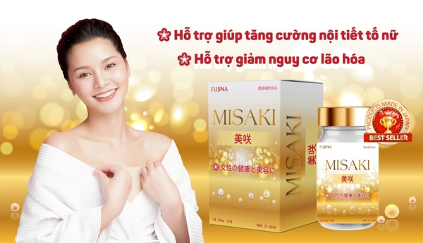 Viên Uống Tăng Nội Tiết Tố Nữ MISAKI FUJINA Nhật Bản 60 Viên - Nhật Bản