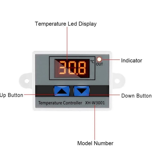 Bộ Điều Khiển Nhiệt Độ XH-W3001