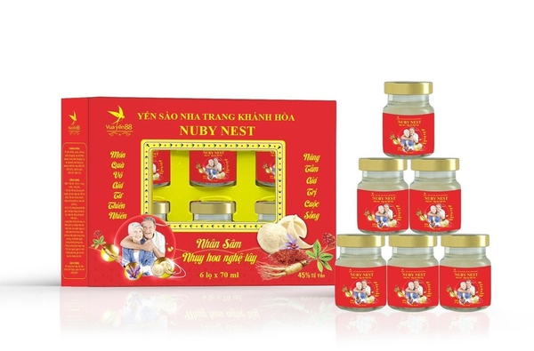NUBY NEST NHÂN SÂM VÀ NHỊ HIA NGHỆ TÂY  45% tổ yến