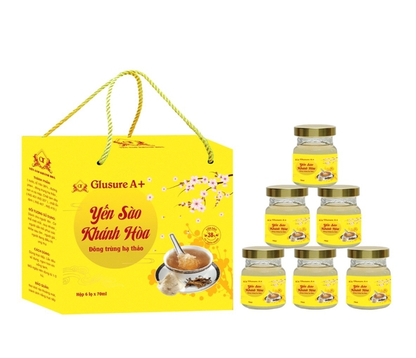 Yến Sào Khánh Hoà Đông Trùng Hạ Thảo Glusure A+