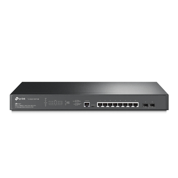 Switch Quản Lý L2+, JetStream 08 Cổng Gigabit, 2 Cổng 10GE SFP+, 8 Cổng PoE+ TP-Link TL-SG3210XHP-M2