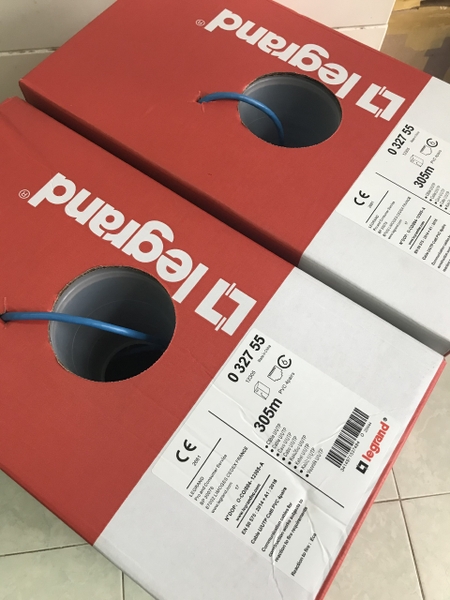 TIC Phân Phối Cáp Mạng Legrand Cat5 E, Cat6, Cat6 A, Cat7
