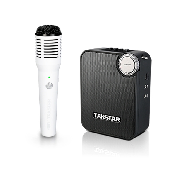Loa trợ giảng E500W phiên bản sử dụng một micro không dây cầm tay