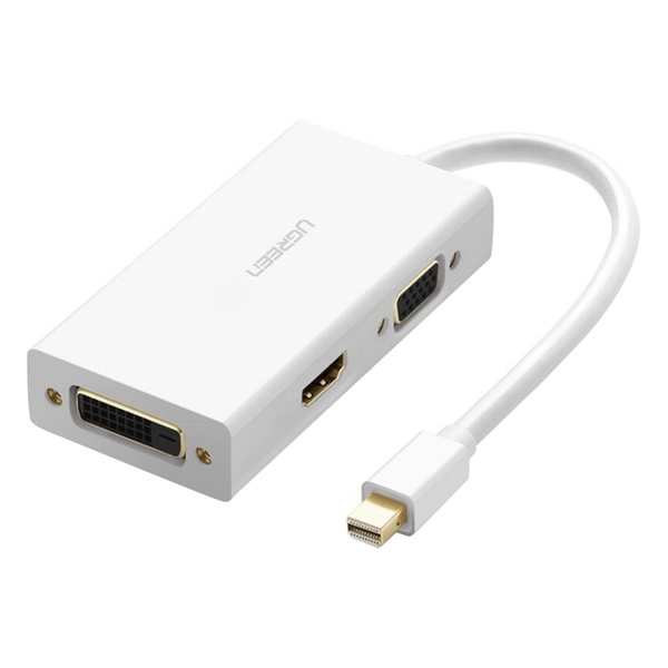 Cáp chuyển đổi Mini Displayport to HDMI-DVI-VGA Ugreen 20417