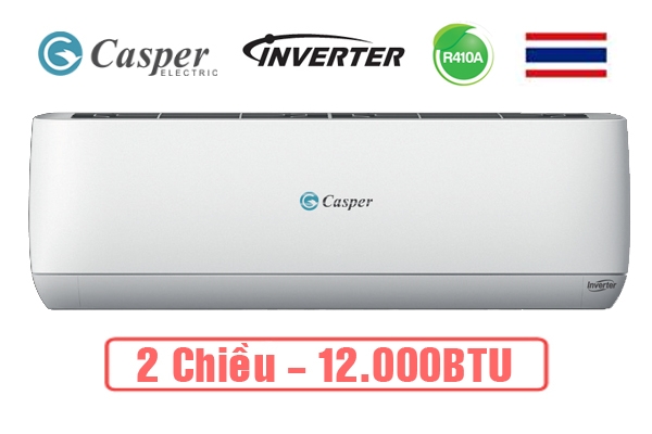 Điều hòa Casper GH-12TL22,2 chiều 12000BTU Inverter nhập khẩu thái lan