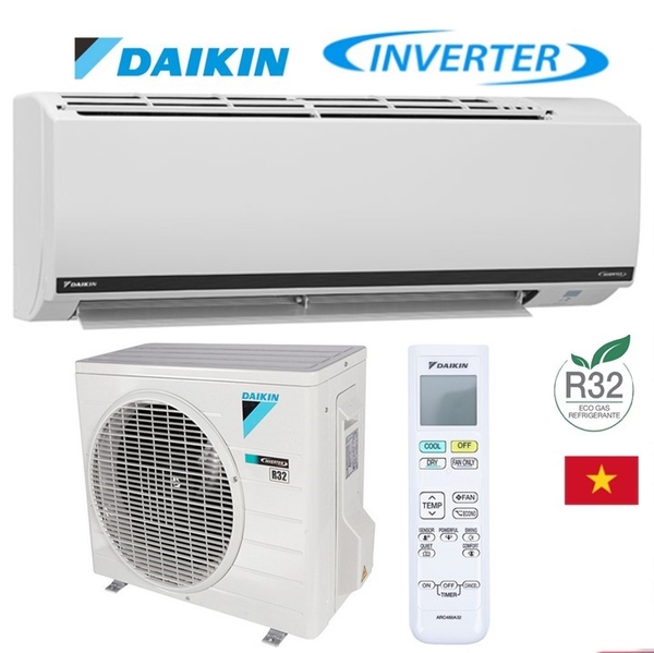 Điều hòa Daikin 21000BTU inverter 1 chiều FTKB60WAVMV Mới 2022