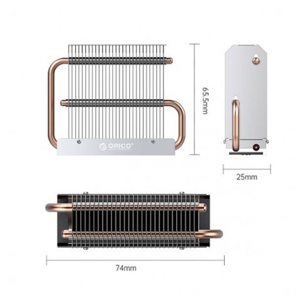 Tản nhiệt M.2 SSD ORICO M2HS7-SV
