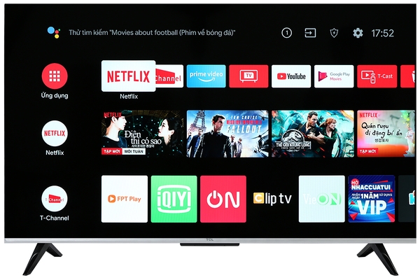 Google Tivi TCL 4K 55 inch 55P737 MỚI 5022