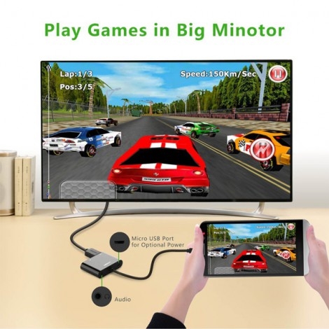 Cáp Micro HDMI to VGA, HDMI chính hãng Ugreen 30355