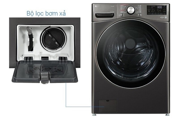 Bán Máy giặt sấy LG giặt 21 kg - sấy 12 kg AI DD Inverter F2721HVRB Giá rẻ nhất