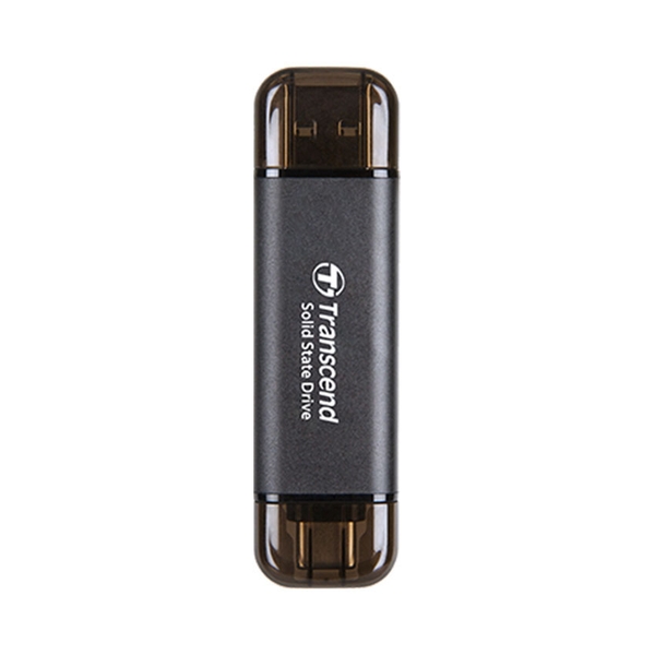 Ổ cứng SSD Box Transcend 1TB USB 10Gbps Type C/A (ESD310C) (BLACK)