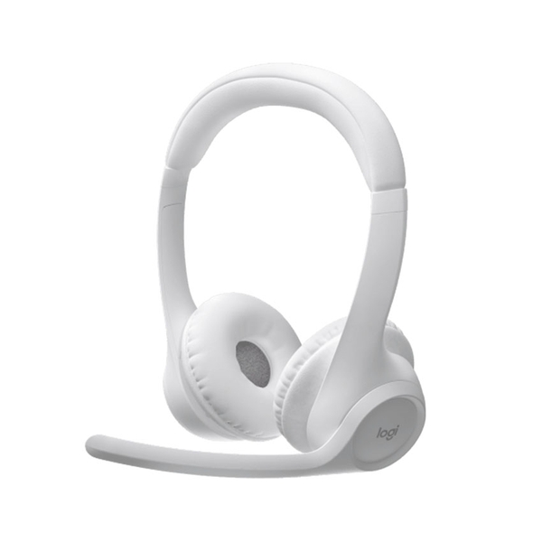 Tai nghe không dây Logitech Zone 300 Off-White (Bluetooth 5.3/Trắng)_981-001418