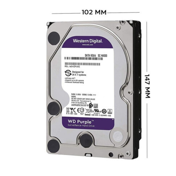 Ổ cứng HDD WD Purple 6TB WD63PURU