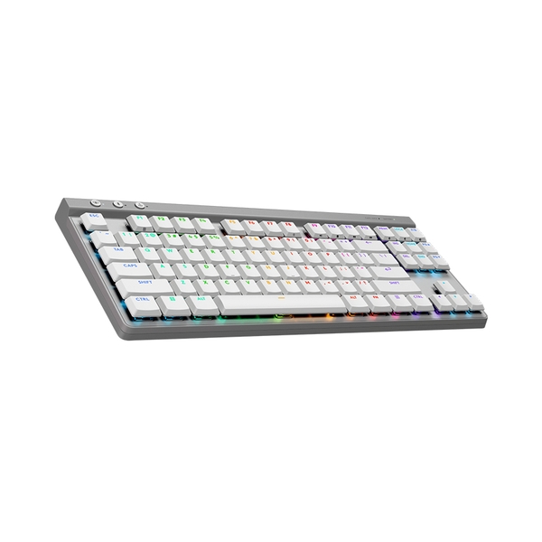Bàn phím cơ Logitech G515 LightSpeed TKL Wireless White_920-012581