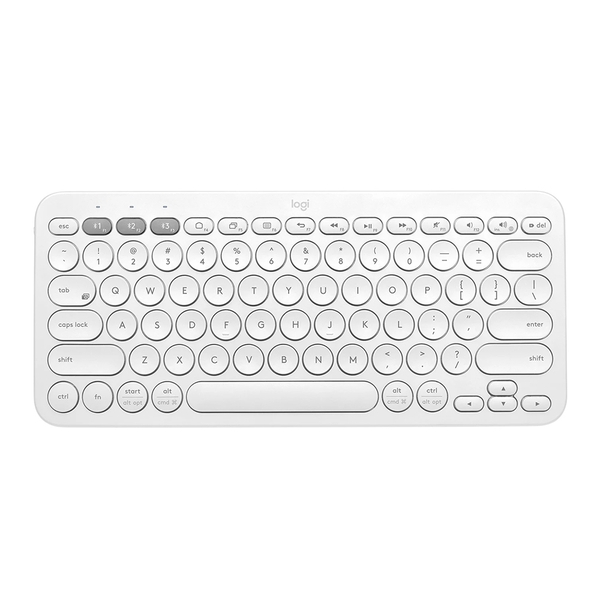 Bàn phím không dây Bluetooth Logitech K380 Trắng (920-009580)