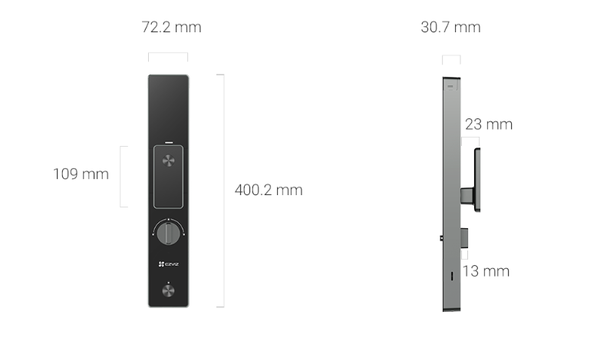 Khóa cửa thông minh Ezviz DL50FVS nhận diện vân tay, khuôn mặt
