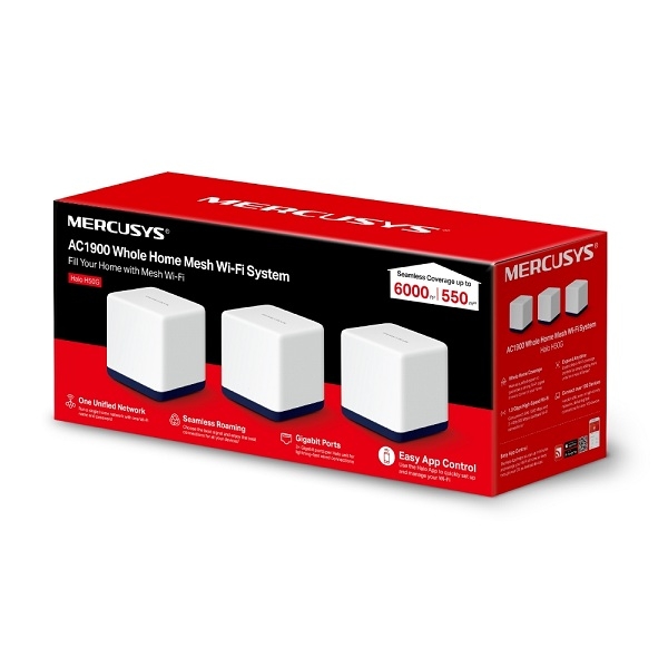 Hệ Thống Wi-Fi Mesh Cho Gia Đình AC1900 Halo H50G(3-pack)