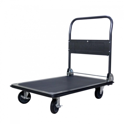 Xe đẩy hàng 4 bánh sàn thép phủ nhám ADVINDEQ HT-320