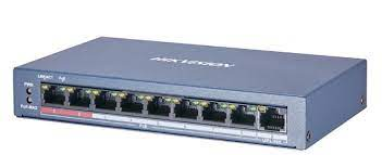 Hikvision Switch mạng 8 cổng PoE 100M, 1 cổng uplink 10/100M , Layer 2 DS-3E0109P-E/M(B)