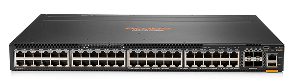 JL762A Aruba 6300M 48 Ports 1GbE and 4-port SFP56 Power-to-Port 2 Fan Trays 1 PSU Bundle