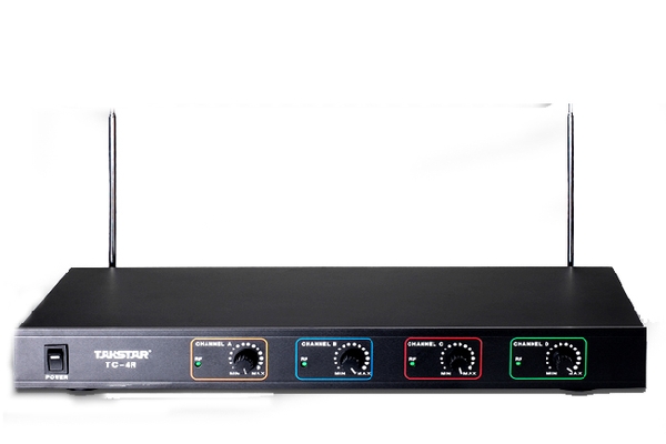 Bộ đầu thu micro không dây VHF đa năng 4 kênh TC-4R